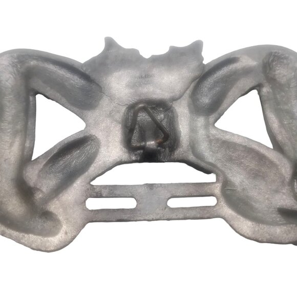 Metzke Pewter Signed1989 Bowtie Holly Hanging Christmas Design Rare Find Vintage - Picture 8 of 10